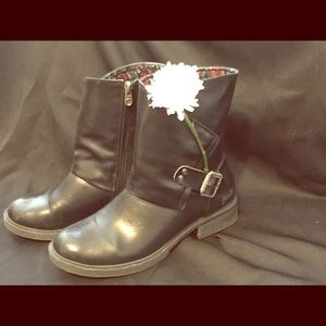 Black Blowfish Ankle Boots